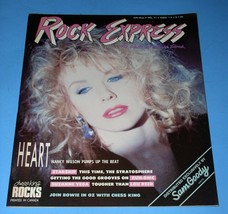 Heart Band Rock Express Magazine Vintage 1984 Ann Nancy Wilson*** - $29.99