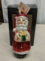 Radko &quot;Mr &amp; Mrs Claus Jolly Couple Gem Christmas Ornament - £18.54 GBP
