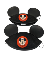 Pair Of Vintage Mickey Mouse Ears Disneyland &quot;Elijah&quot; 129855 Youth Hats - $24.24