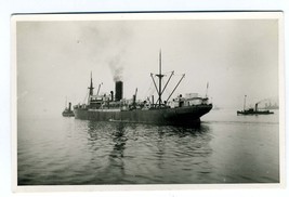 Burmese Prince Ship Real Photo Postcard Prince Line 1911 - £27.12 GBP