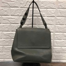 Gray Leather French Connection shoulder bag 12” x 11” x 4” - $38.71