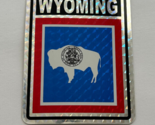 Wyoming Flag Reflective Decal Sticker 3&quot;x4&quot; Inches - $3.99