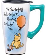 Winnie the Pooh and Piglet 12464 Ceramic Coffee Tea Travel Mug Cup 18 oz... - €21,09 EUR