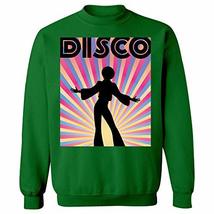 Kellyww Disco 70&#39;s Retro Dancing Dancer Party Costume - Sweatshirt Irish Green - £37.65 GBP