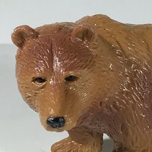 Terra By Battat for Maison Joseph Brown Bear Plastic PVC Figurine 3.75&quot; Wide  - £7.49 GBP
