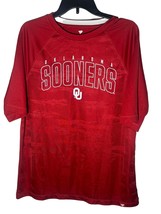 Mens Oklahoma Sooners Fanatics Arch Outline Raglan T-Shirt Crimson Size L - £7.59 GBP