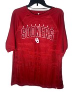 Mens Oklahoma Sooners Fanatics Arch Outline Raglan T-Shirt Crimson Size L - £7.46 GBP
