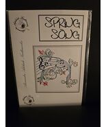 ALESSANDRA ADELAIDE NEEDLEWORKS Counted Cross Stitch Chart Spring Song RARE - $283.74 MXN