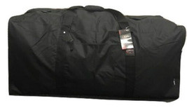 Square Cargo Sports Bag 42 Inch Black Duffel Camp Huge Jumbo Duffelbag Tote 42&quot; - £29.57 GBP