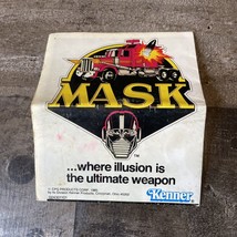 1985 KENNER M.A.S.K PAMPLET FOLD UP POSTER - Authentic - £11.63 GBP