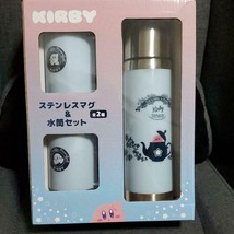 Kirby of the stars Stainless Mug Water Bottle 2 Set blue Kawaii prize goods - £74.64 GBP