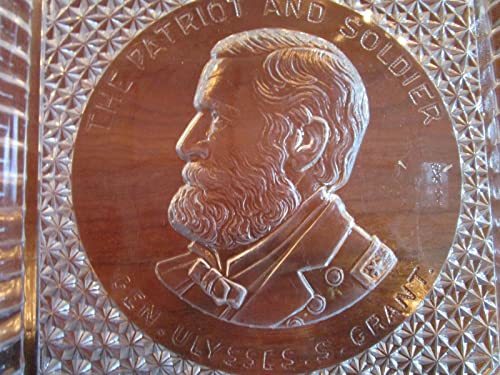 Compatible with Antique EAPG The Patriot and Soldier Ulysses S. Grant Round Plat Item image 2