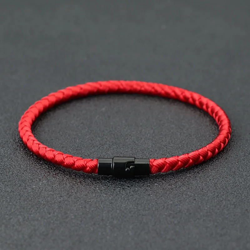 Grade A Keel Rope Bracelet Men Femme Lucky Red Thread Braclet Attract Mirco Mage - £16.55 GBP