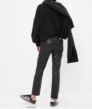 Gap sky high rise black jeans, foil look, size 28 - $49.00