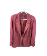 Torrid Womens Size 4x Maroon Long Sleeve Blazer Suit Coat Career Busines... - $29.69