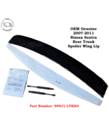 OEM 2007-2011 Nissan Sentra Rear Trunk Spoiler Wing Lip Super Black 999J... - $69.29