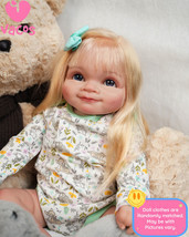VACOS 20 inch Reborn Baby Dolls 3D Newborn Real Lifelike Girl Newborn Gifts Toy - £45.11 GBP