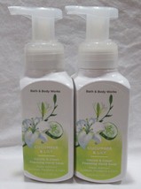 Bath &amp; Body Works Foaming Hand Soap Lot Set Of 2 Gentle &amp; Cl EAN Cucumber &amp; Lily - £17.44 GBP