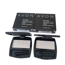 Avon True Color Eyeshadow Single Pearly White Lot of 2 New with Box - $17.56