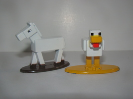 Lot Of (2) Minecraft Nano Metalfigs - Jada Toys - $12.00