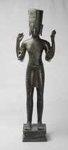 Vishnu Estatua - Antigüedad Thai Estilo Standing Bronce 94cm/96.5cm - £1,980.17 GBP