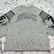 Men&#39;s Avirex White | Grey Crewneck Sweater NWT - $145.00