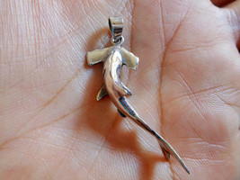 3D Hammerhead Shark Pendant In 925 Sterling Silver, Handmade Unisex Fish Pendant - £45.30 GBP