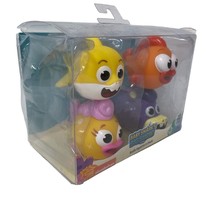Baby Sharks Big Show Bath Squirter 4 Pack Of Baby, Goldie, William &amp; Chuck 2 In - £10.04 GBP
