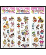1 lot SAILOR MOON Anime Value Pack NEW JAPANESE Puffy Stickers Vibrant D... - £14.08 GBP