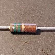 1.5 meg 2 watt 5% Carbon Comp Resistor NOS - $1.74