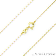 0.9mm Anchor Cable Link Chain Necklace in 14k Yellow Gold-Plated Sterlin... - €10,73 EUR+