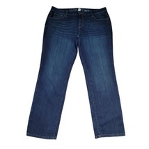 Sonoma Life + Style Jeans Women&#39;s Size 18 Curvy Straight Mid Rise Blue Denim - $18.90