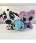 Disney Tots Plush set Kiki purple kitty cat Pablo puppy dog Wyatt Whale ... - $23.00