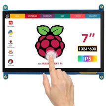 Raspberry Pi Screen Touchscreen 7 Inch Mini Hdmi Monitor Lcd Screen 1024X600 Com - £71.96 GBP