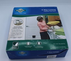 Pet Safe - 4 Way Locking Interior Cat Door 1-15 LBS - Flap Opening 5 1/2 x 6 1/8 - $14.01