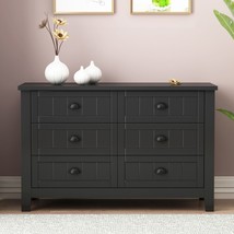 Drawer Dresser Cabinet Bar Cabinet Storge Cabinet - Black - $326.23