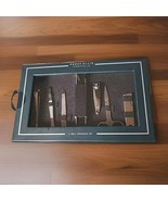 Perry Ellis Portfolio 6 Piece Grooming Set Green Case Gift Boxed New - £14.13 GBP