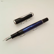 Pelikan Classic M205 Blue Marbled Fountain Pen ,Made in Germany - $177.21