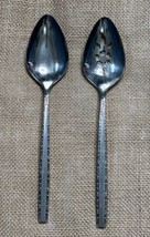 Oneida Community Via Roma Stainless Flatware Vegetable Serving Spoons Sl... - $14.85