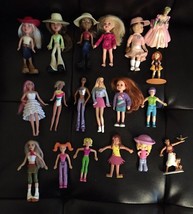 DOLLS MINI -  Mixed Lot of 19 Some Barbies &amp; Other  Collectables Pre-Owned - £25.40 GBP
