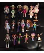 DOLLS MINI -  Mixed Lot of 19 Some Barbies &amp; Other  Collectables Pre-Owned - $32.47