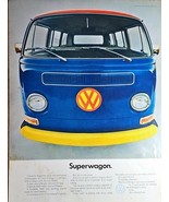 Vintage Print Ad Life Magazine-Volkswagen-Superwagon Blue 1968 Print Ad - €9,36 EUR