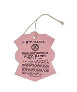 Williams Grove Speedway Pit Pass From 1940 Vintage Racing Pennsylvania PA  - $552.92 MXN