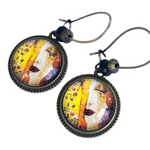 Golden tears Gustav Klimt casual Fashion Jewelry For women casual earrings - £10.27 GBP