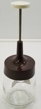 Vintage Federal Housewares Kitchen Hand Spring Food Chopper Glass Jar - $9.89