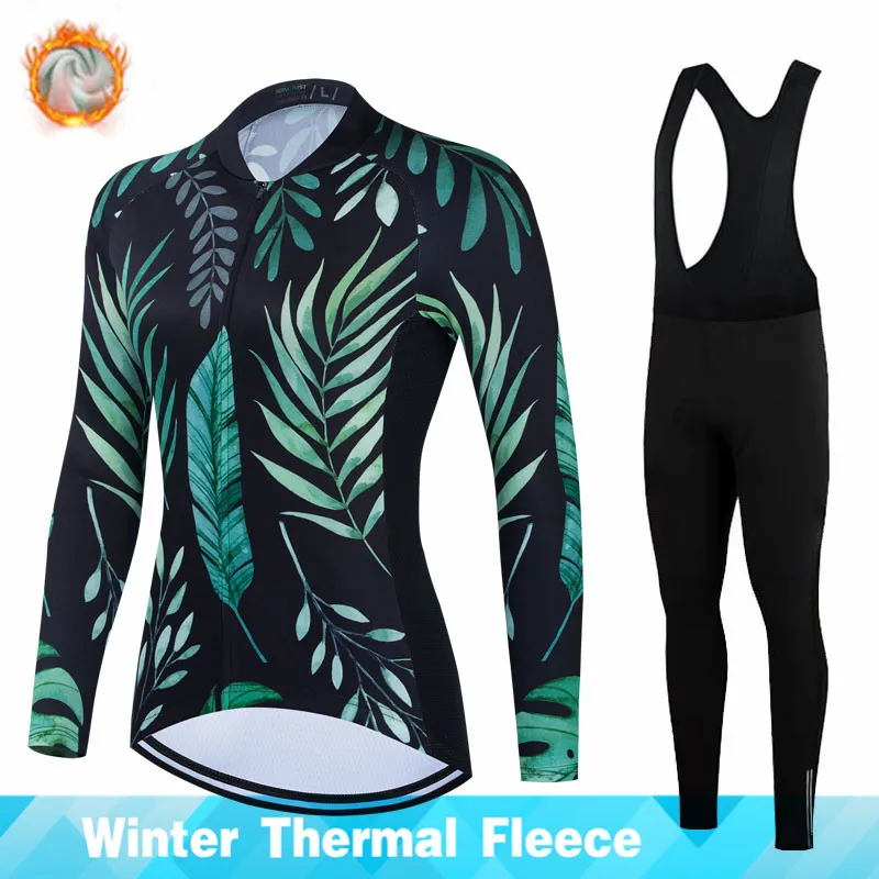 Sporting Salexo Winter Cycling Clothing Women New Thermal Fleece Cycling  Set Bi - £52.56 GBP