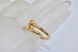 Authentic Cartier 18K Yellow Gold Juste un Clou Ring Size 61=US 9.5 (MSRP$2,660) - £1,438.80 GBP