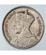 1935 New Zealand 6 Pence KM #2 XF Condition - $100.96 CAD