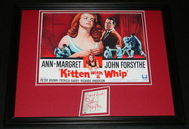 John Forsythe Signed Framed 11x14 Kitten With a Whip Poster Display - £50.63 GBP