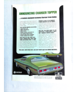 1971 Color Ad Dodge Chrysler Charger Topper - $167.57 MXN